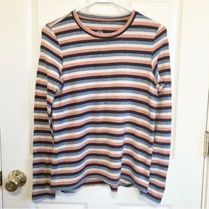American Eagle Soft & Sexy Plush Striped Lightweight Sweater Size Small